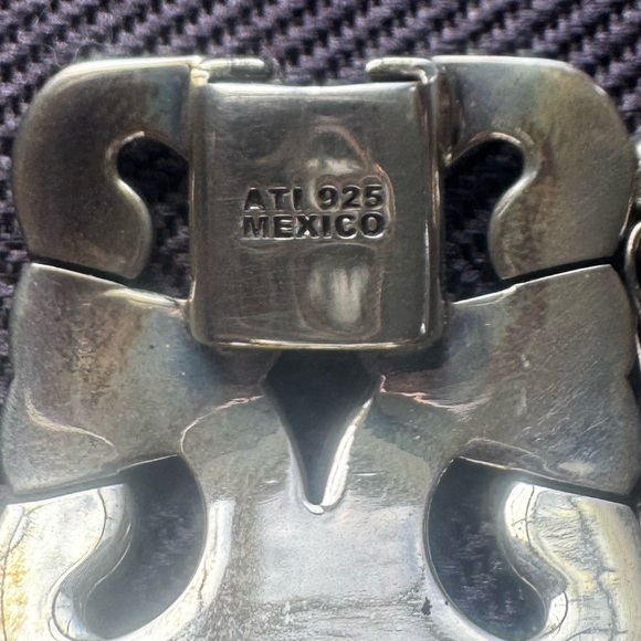 ATI Mexico sterling .925 vintage ornate bracelet - Picture 2 of 3